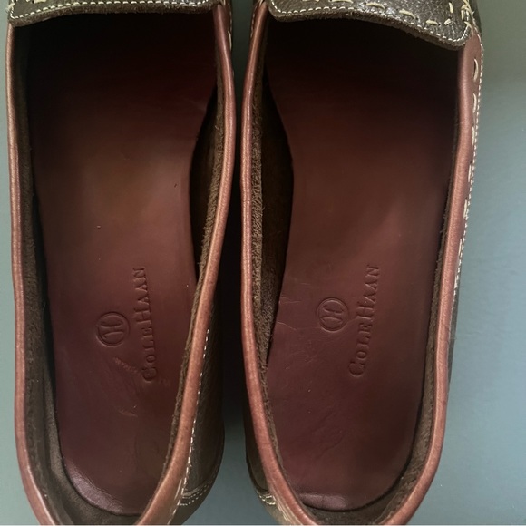 COLE HAAN LEATHER TASSEL LOAFERS - Picture 5 of 7